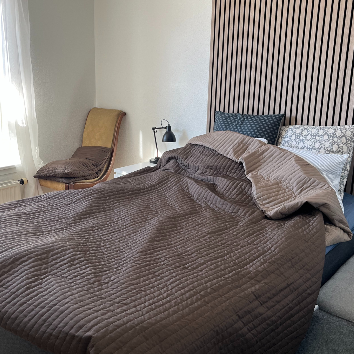 Acoustic Panels as a Headboard