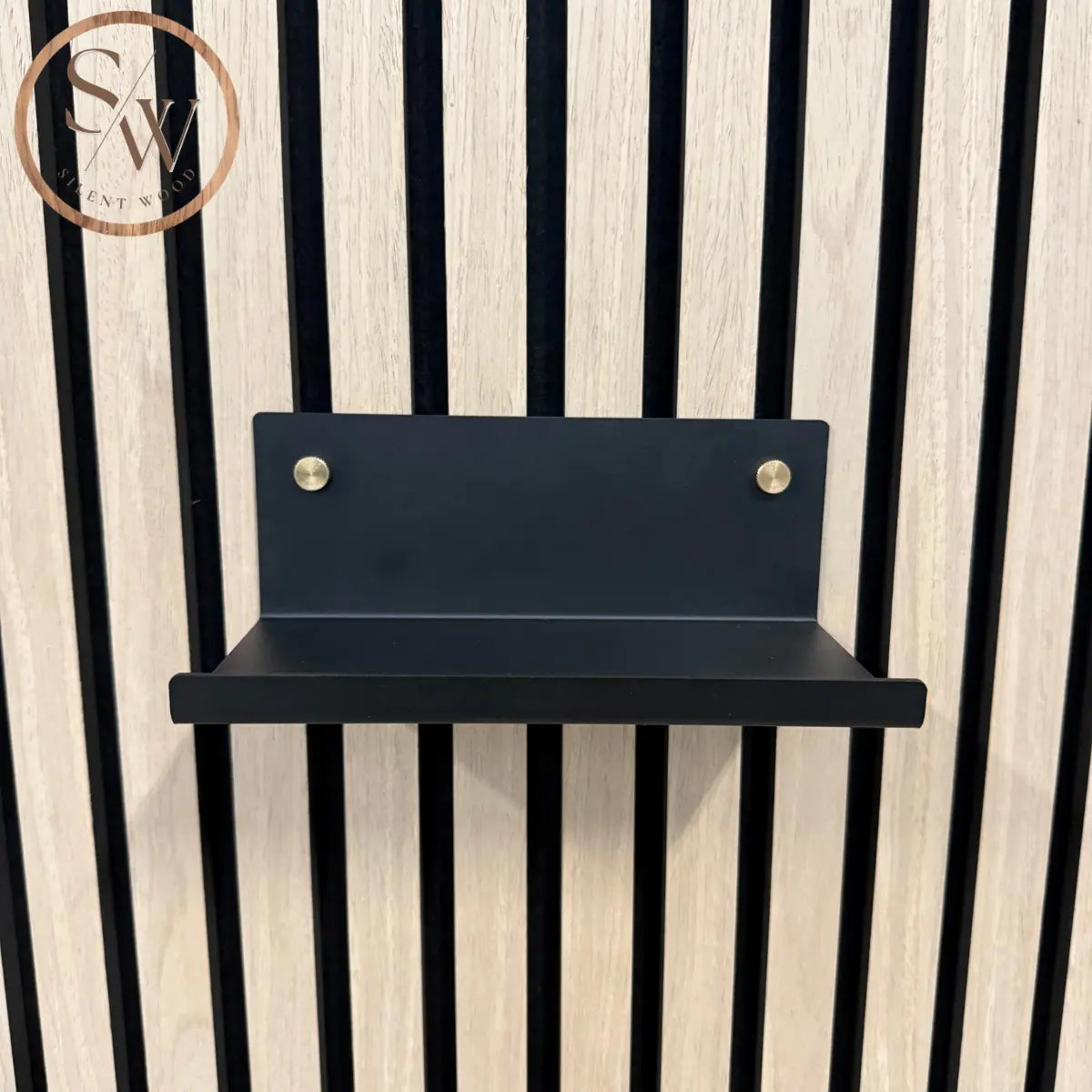 Small Shelf for Acoustic Panel 20 cm - Brass
