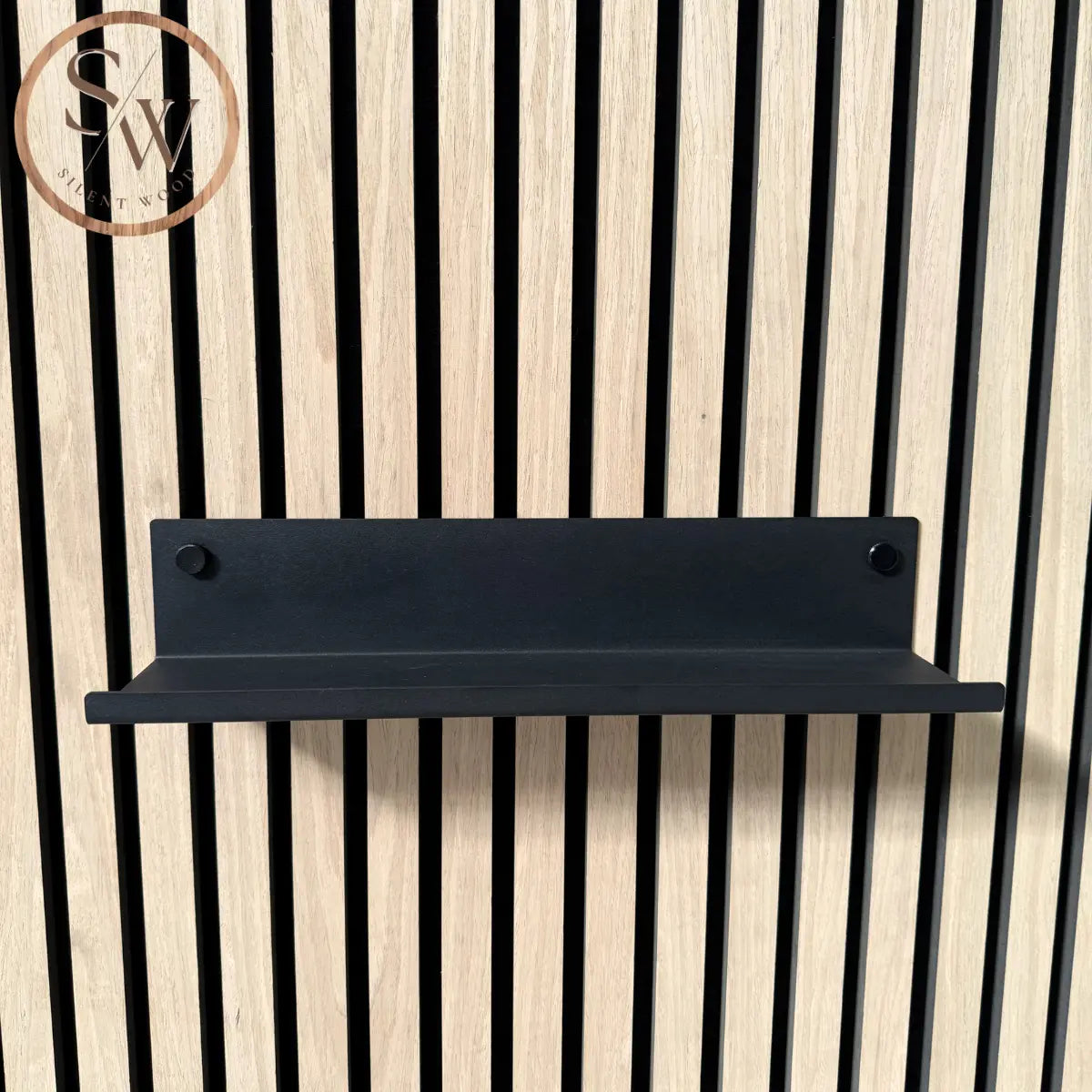 Medium Shelf for Acoustic Panel 40 cm - Black