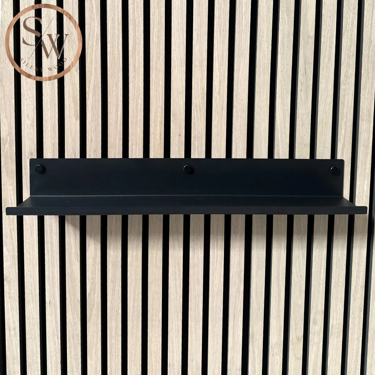 Large Shelf for Acoustic Panel 60 cm - Black