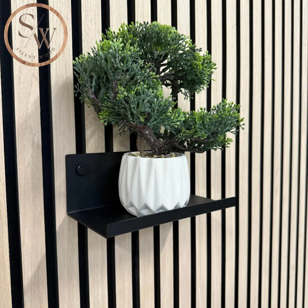 Small Shelf for Acoustic Panel 20 cm - Brass