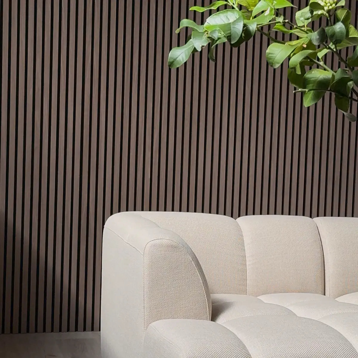 Akustikpanel light brown oak