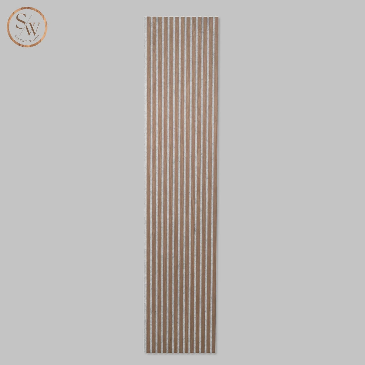 Standard – Pannelli fonoassorbenti da parete con feltro grigio – Light Brown Oak