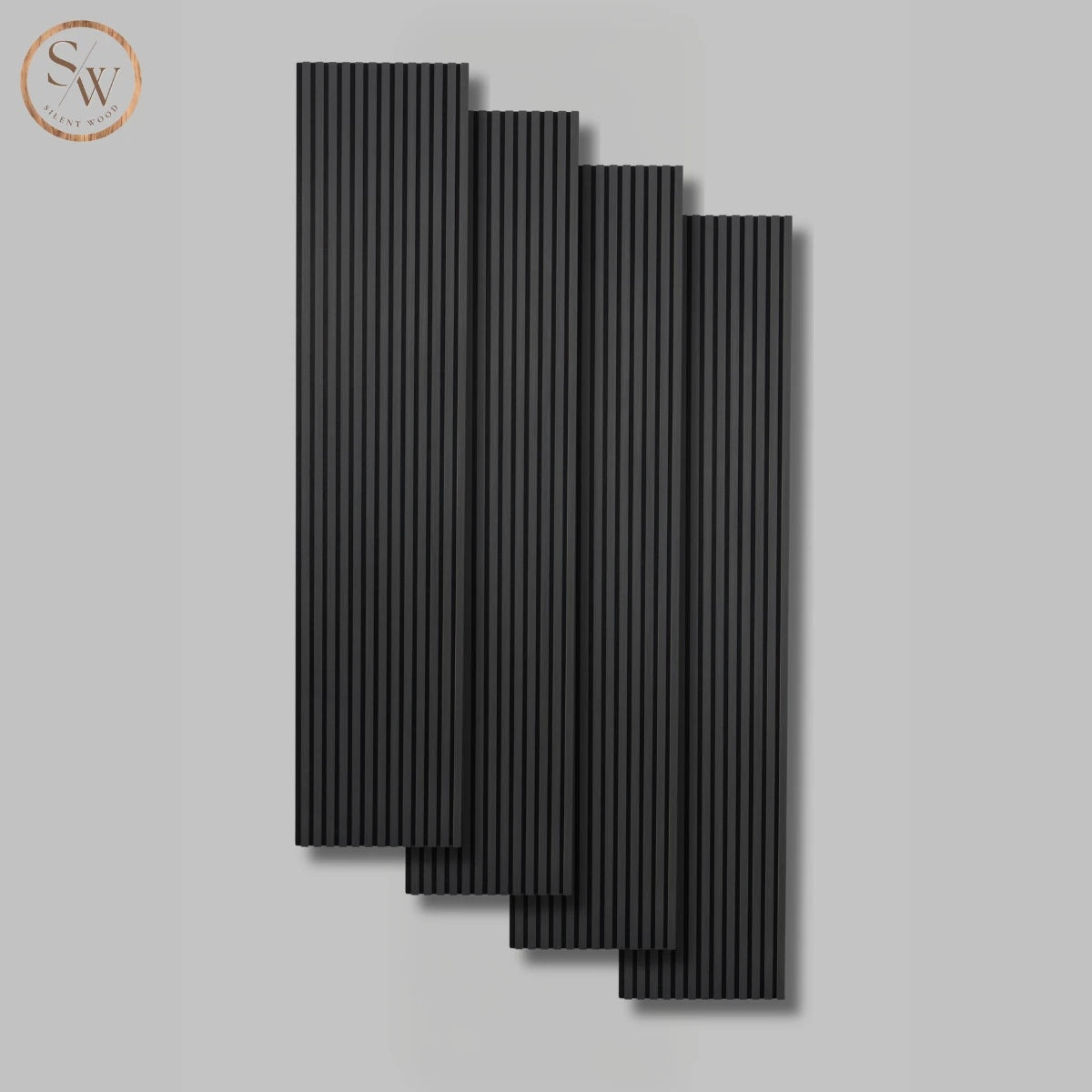 Classic - Acoustic Wall Panel, 4 pcs. - Black Oak