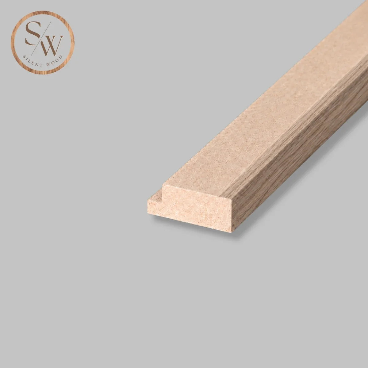 Classic - End Trim Acoustic Wall Panel - Light Brown Oak