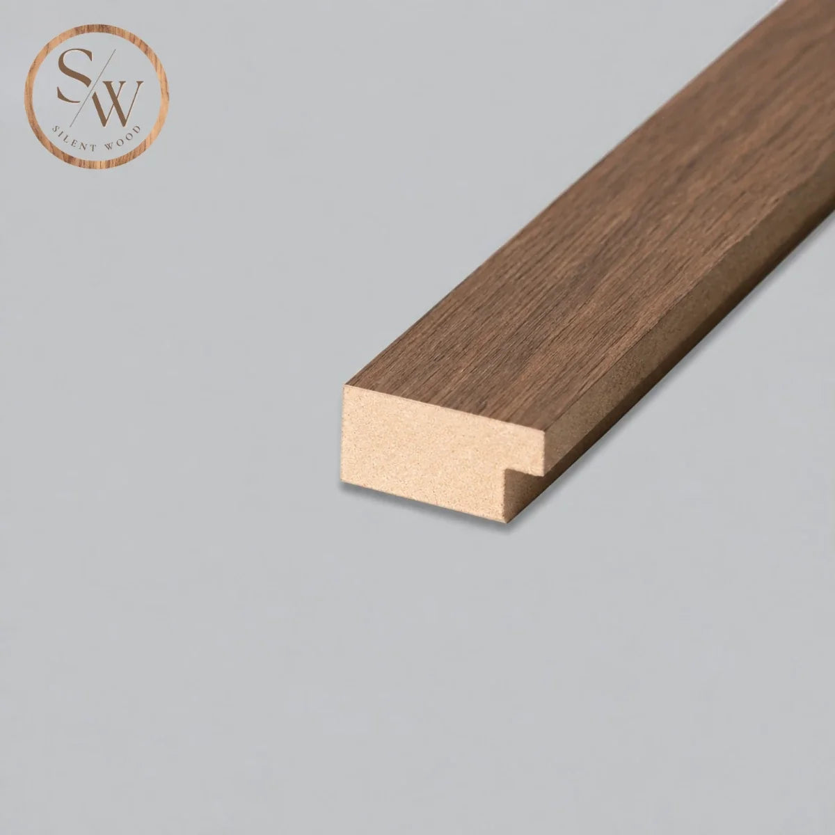 Classic - End Trim Acoustic Wall Panel - Walnut