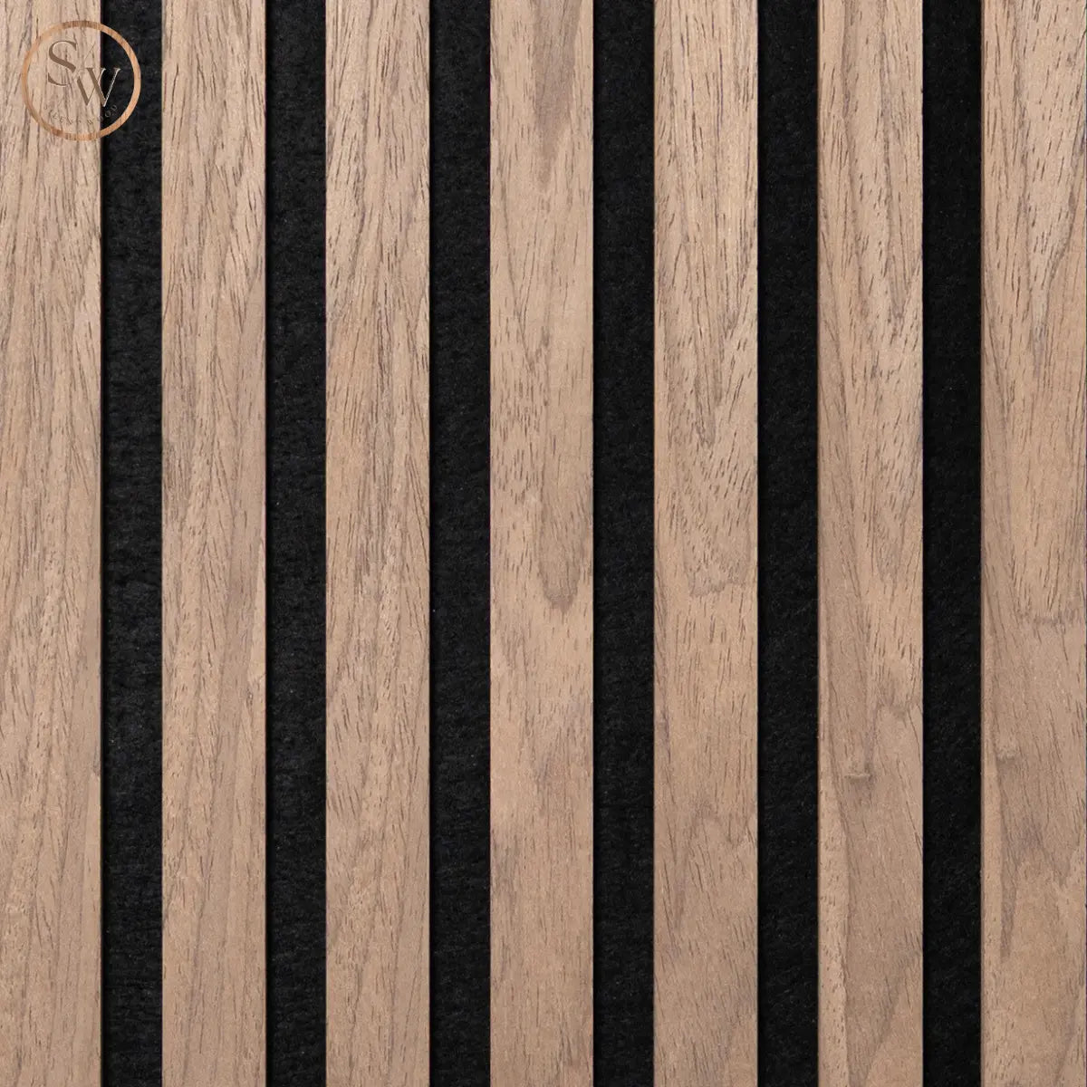 Standard - Painel Ripado Acústico - Light Brown Oak