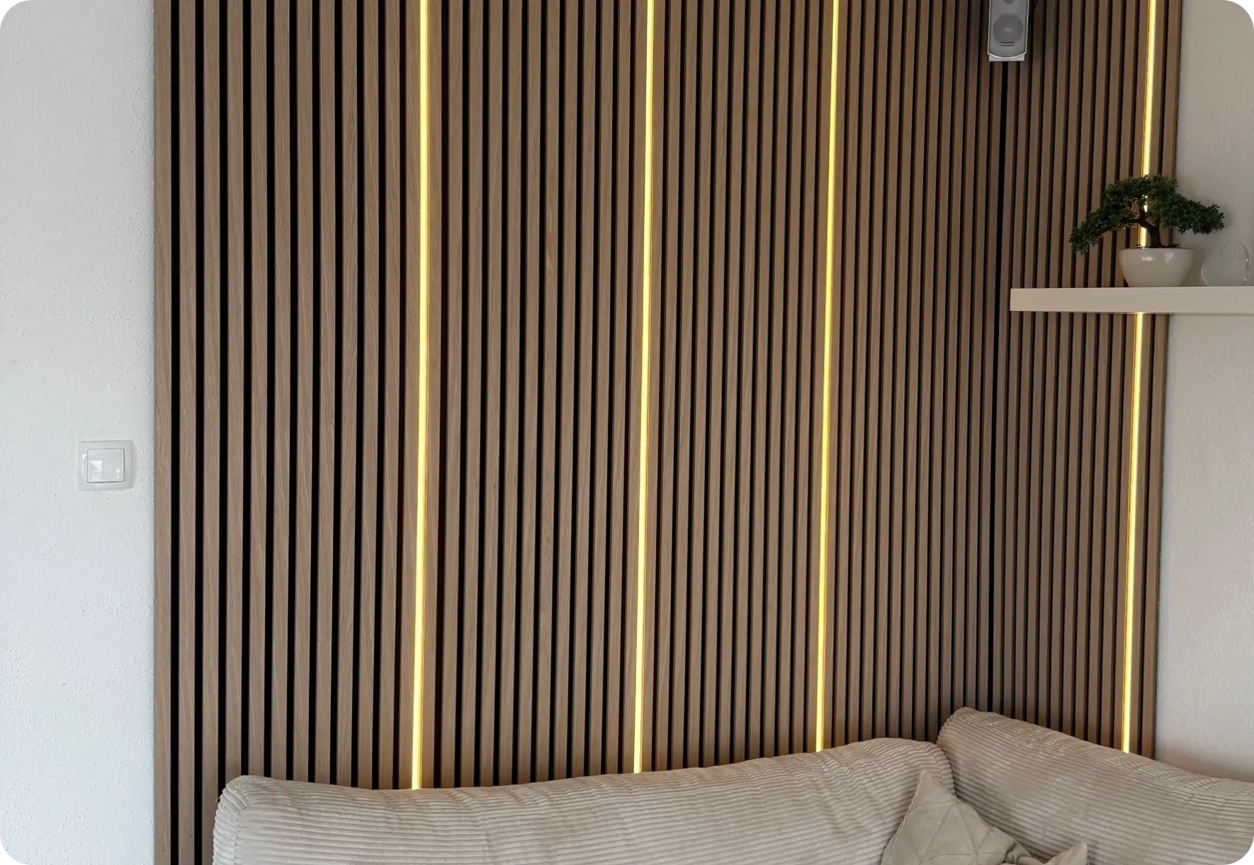 Acoustic panels with LED lighting: how to turn your wall into an experience