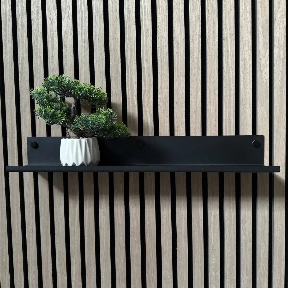 Large Shelf for Acoustic Panel 60 cm - Black