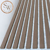 Standard - Acoustic Wall Panel - Grey felt - Light Brown Oak