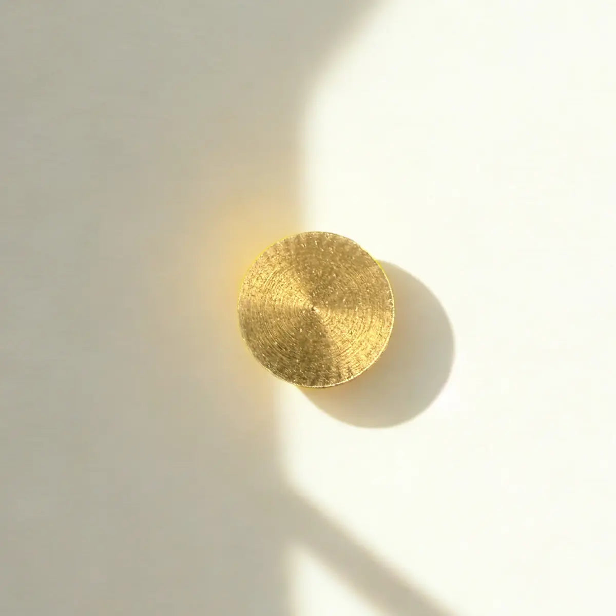 Shelf Knob for Acoustic Panel - Brass