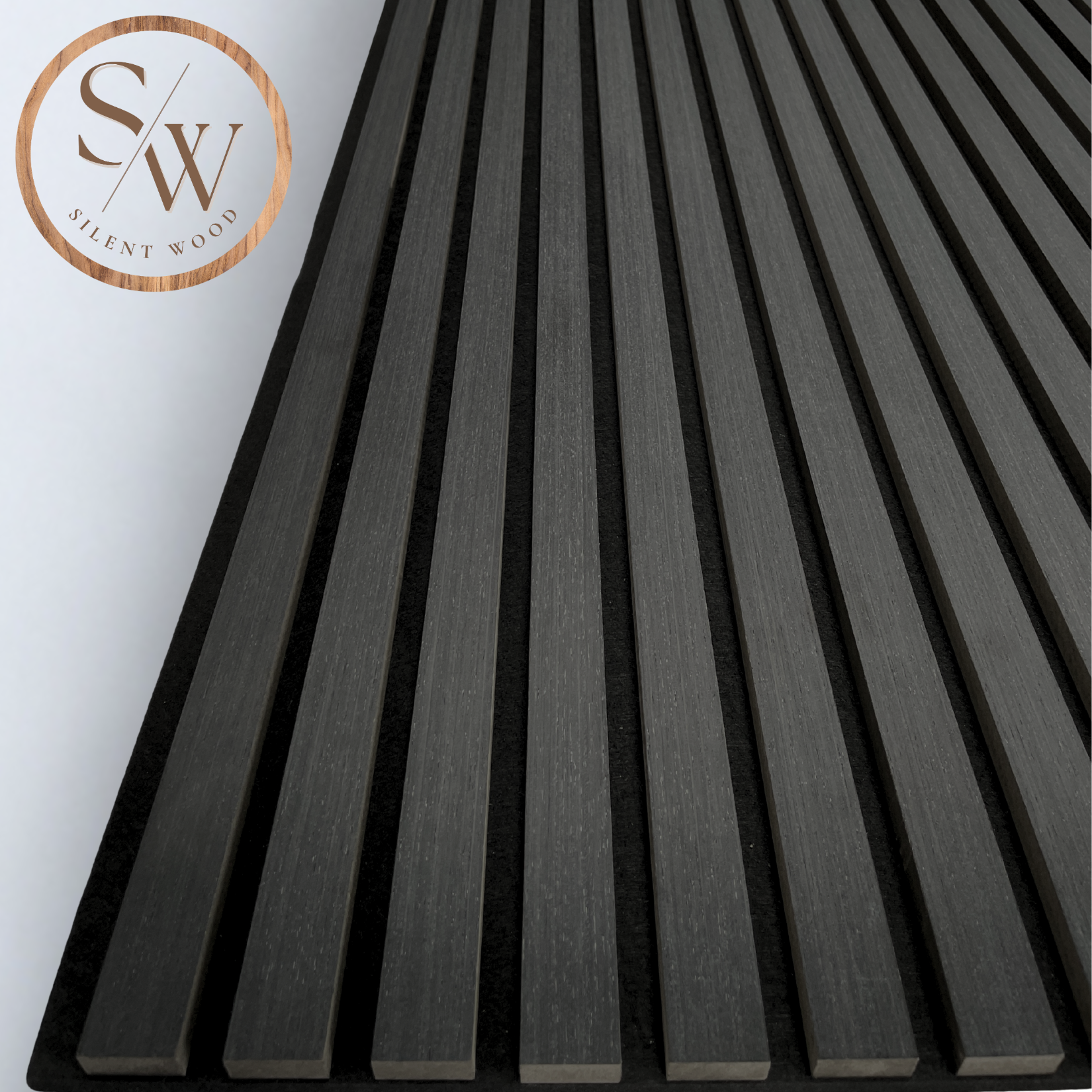 Premium - Acoustic Wall Panel - Black Oak
