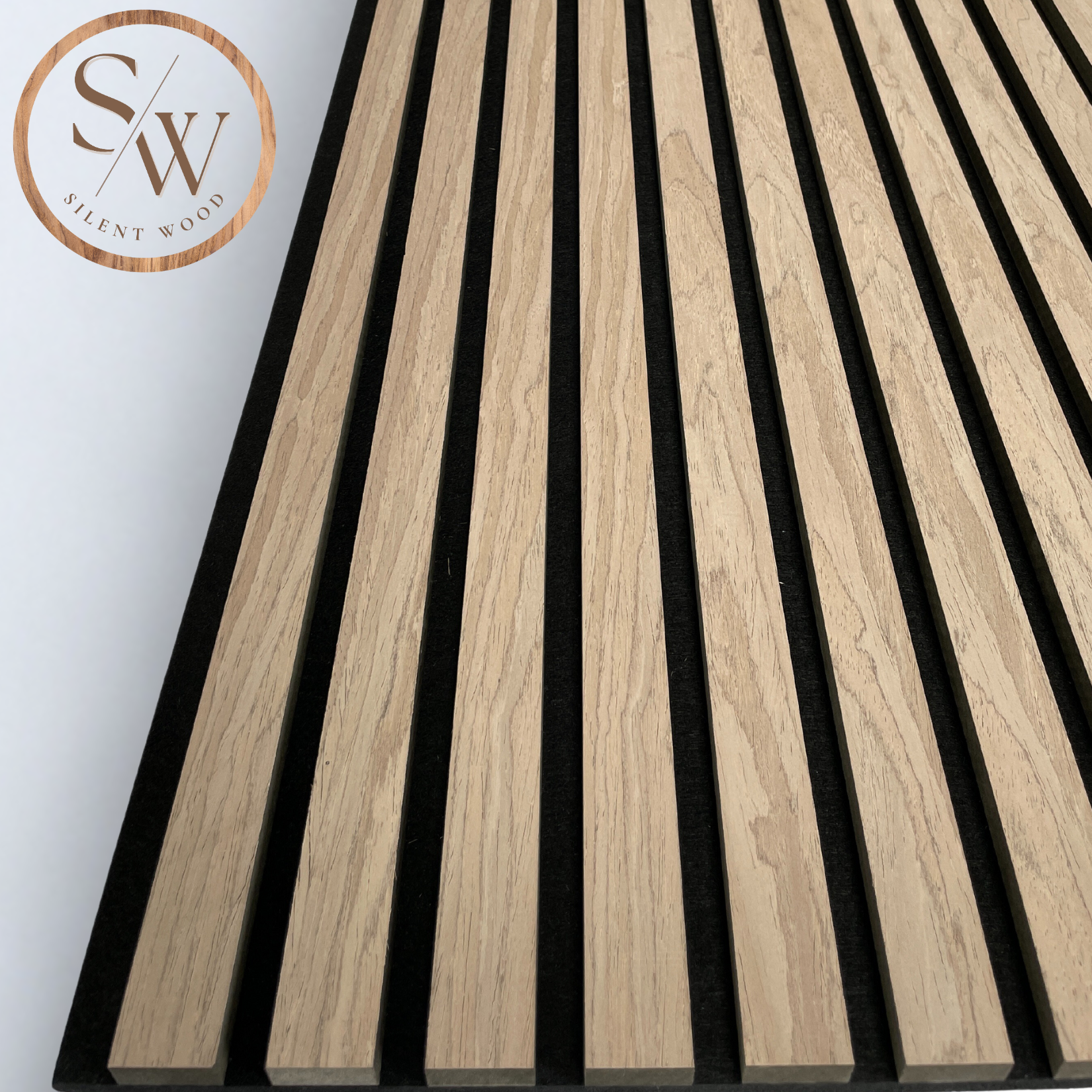 Premium - Acoustic Wall Panel - Light Brown Oak