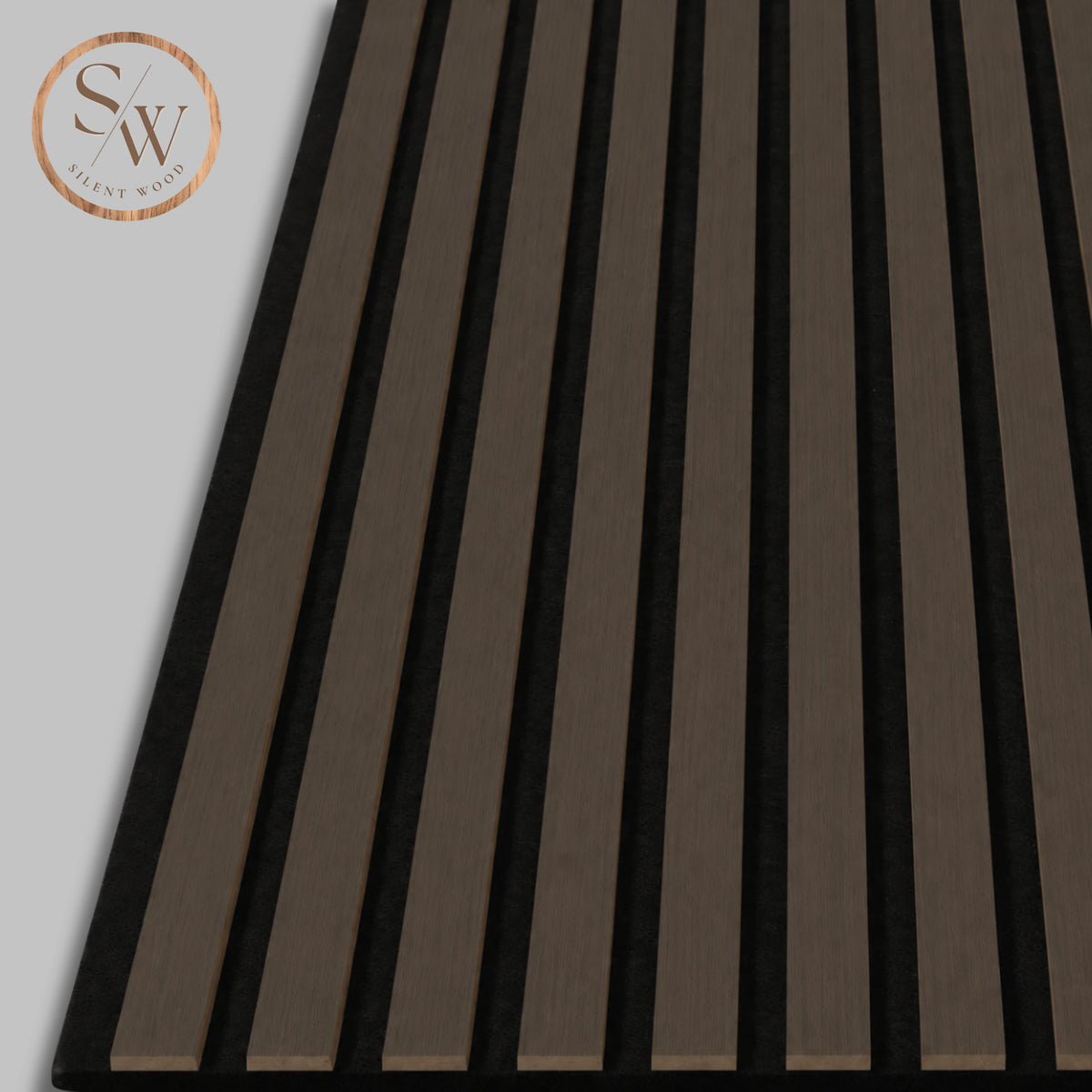 Classic - Acoustic Wall Panel - Smoked Oak