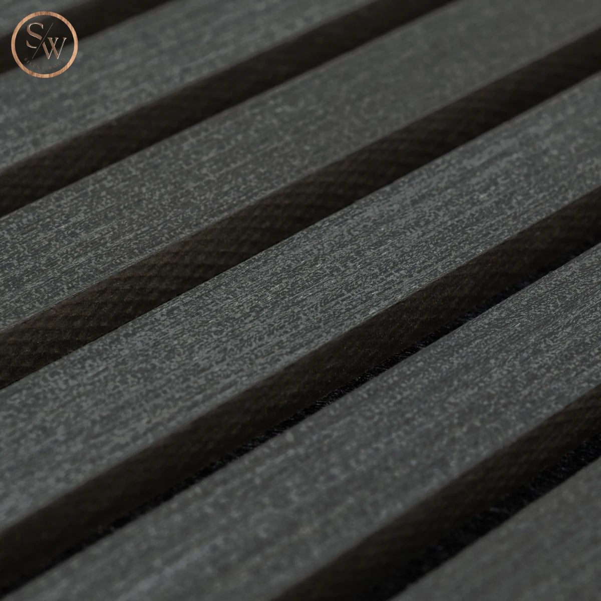 Premium – Akusztikus falpanel 60×60 cm, 4 db – Black Oak