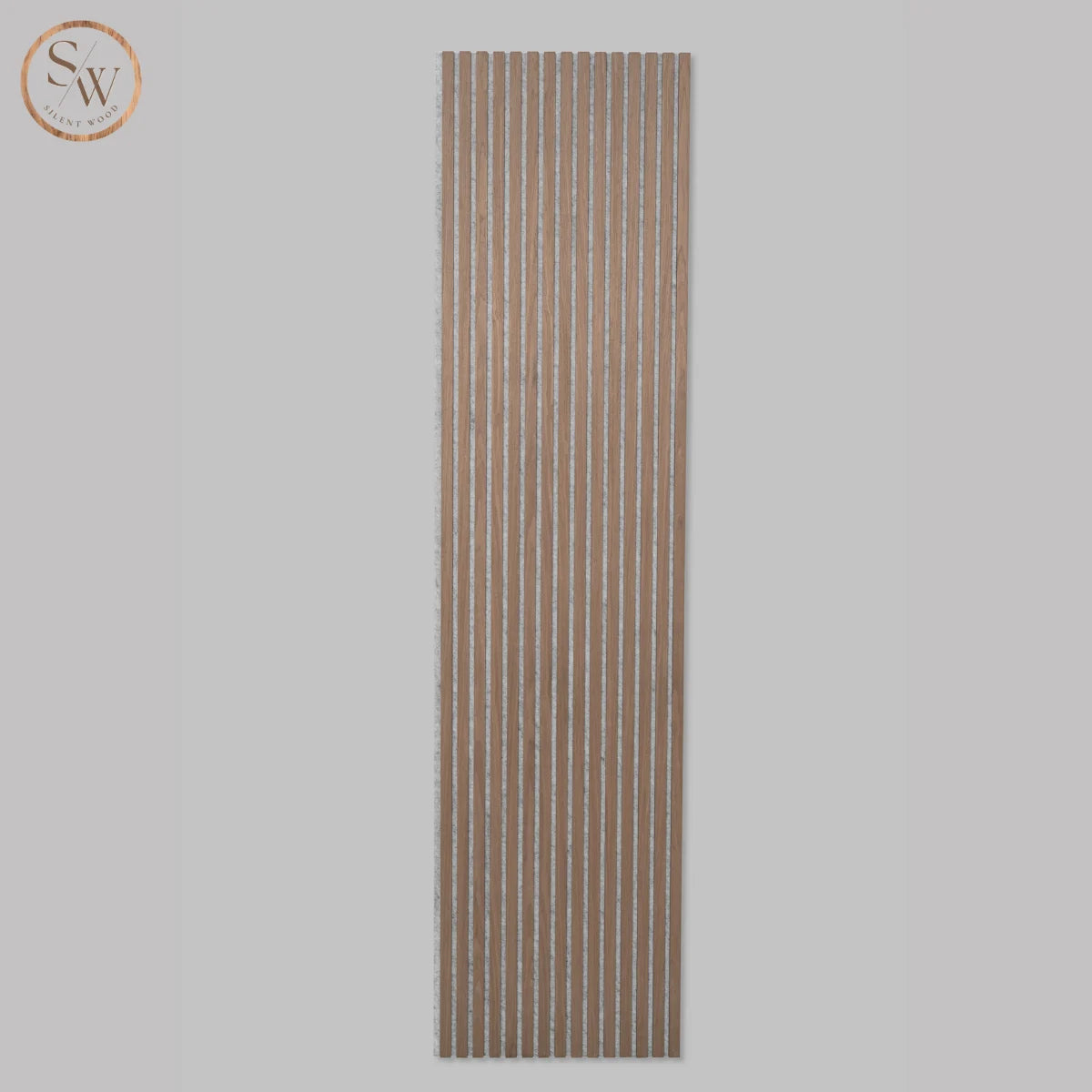 Premium – panneau acoustique – feutre gris – Light Brown Oak