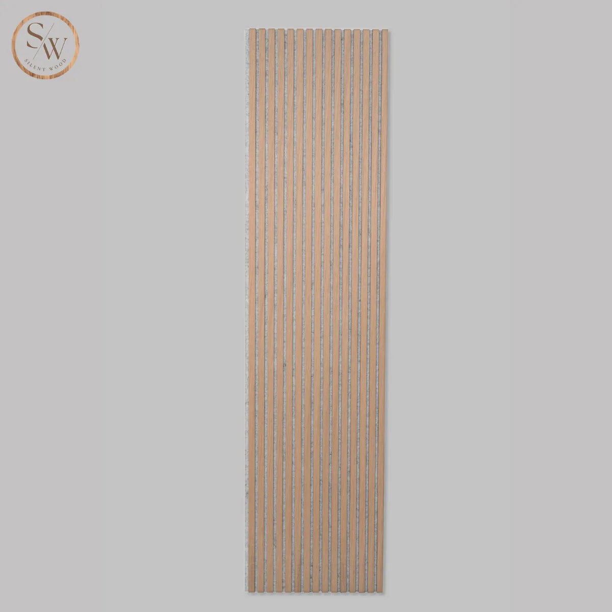 Premium – panneau acoustique – feutre gris – Light Oak