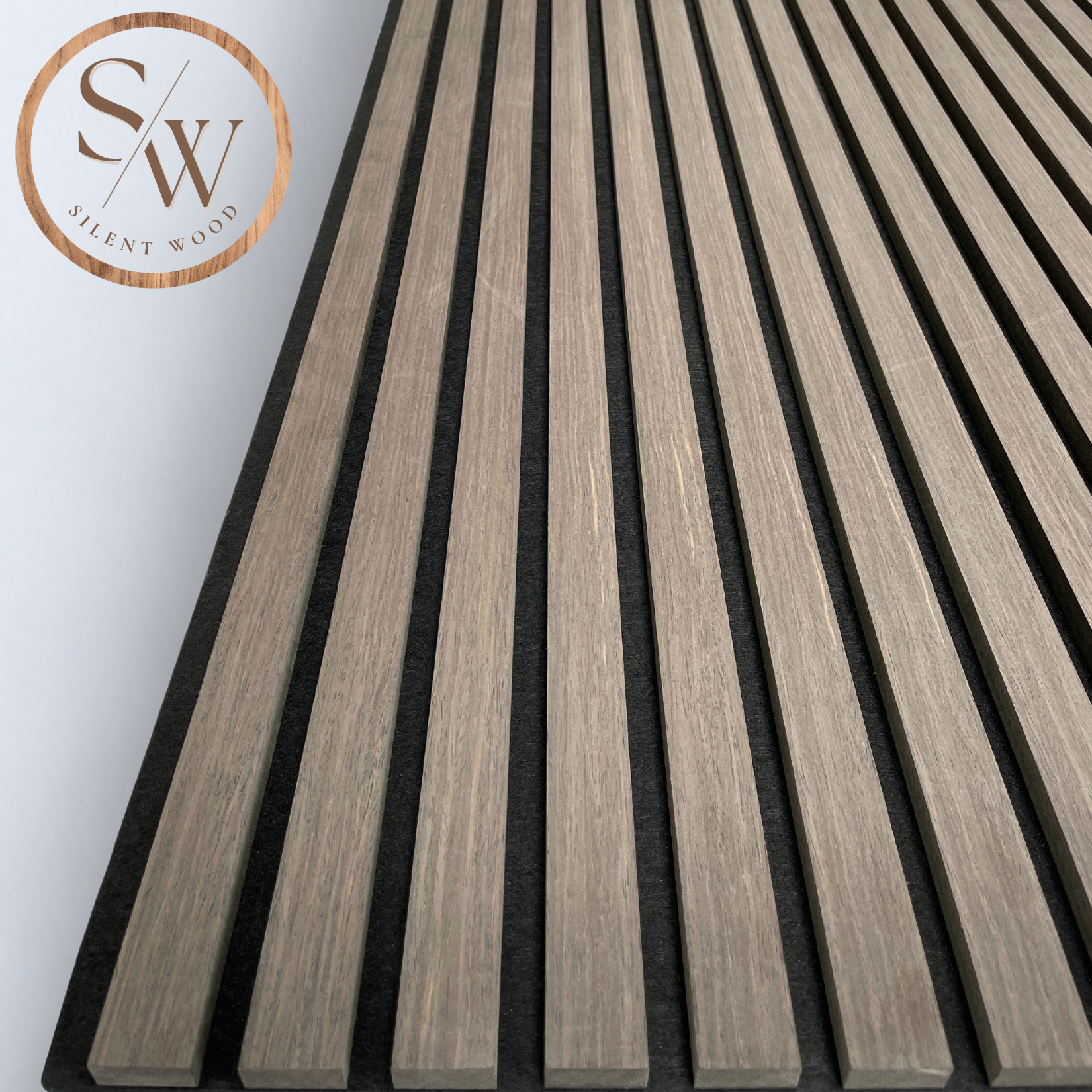 Premium - Acoustic Wall Panel  - Smoked Oak