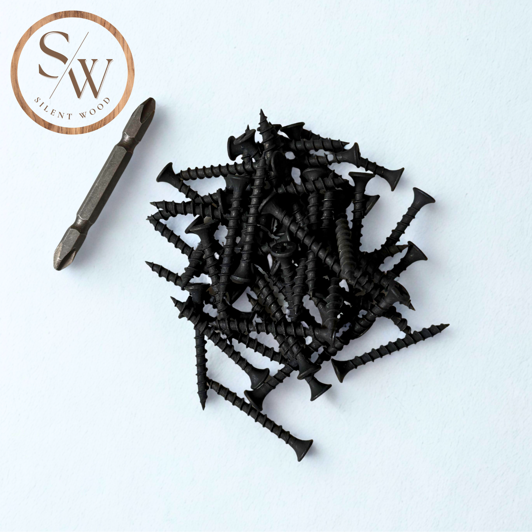 50 pcs black panel screws