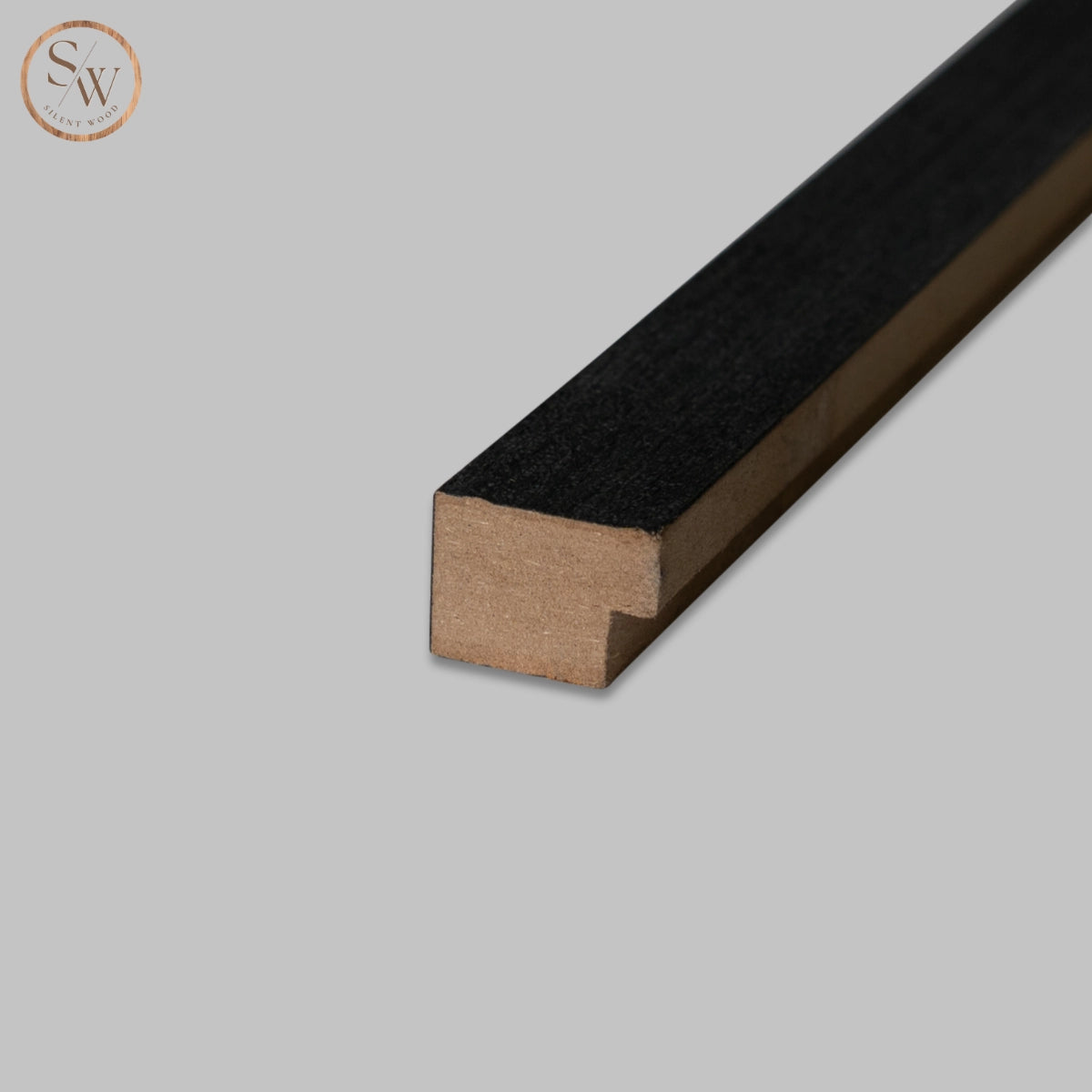 Standard – lame de finition pour panneau acoustique – Black Oak