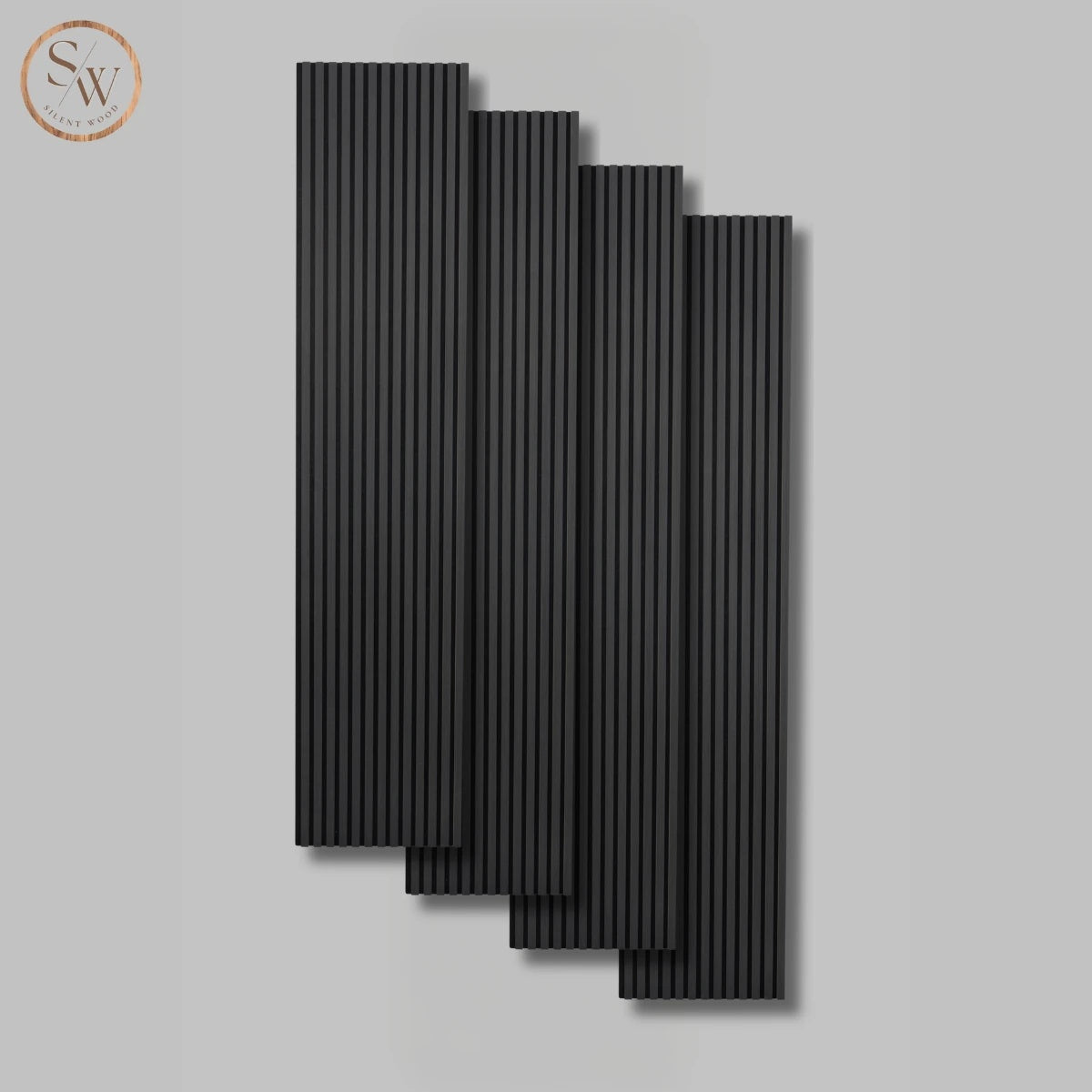 Classic - Acoustic Wall Panel, 4 pcs. - Black Oak
