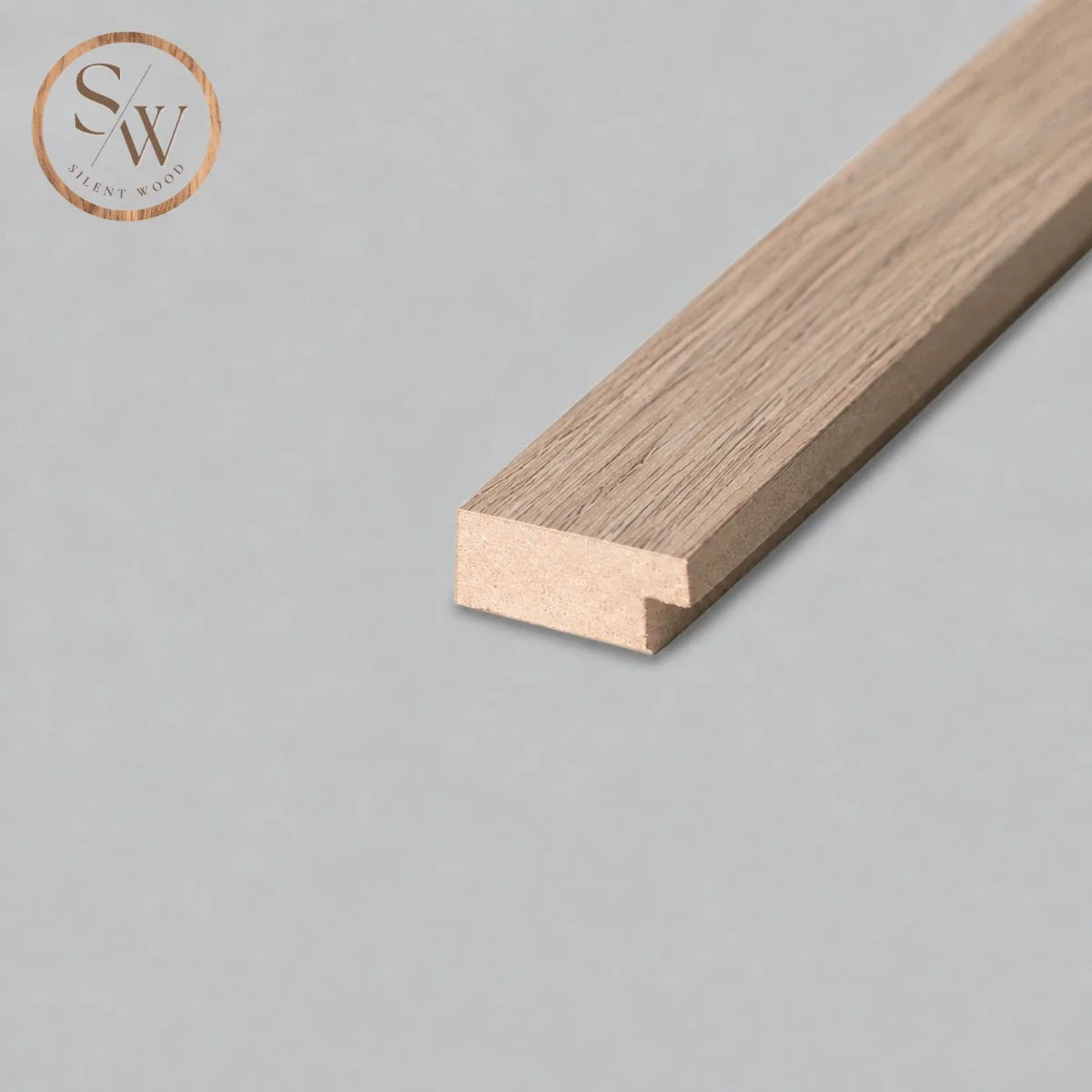 Classic - End Trim Acoustic Wall Panel - Light Brown Oak