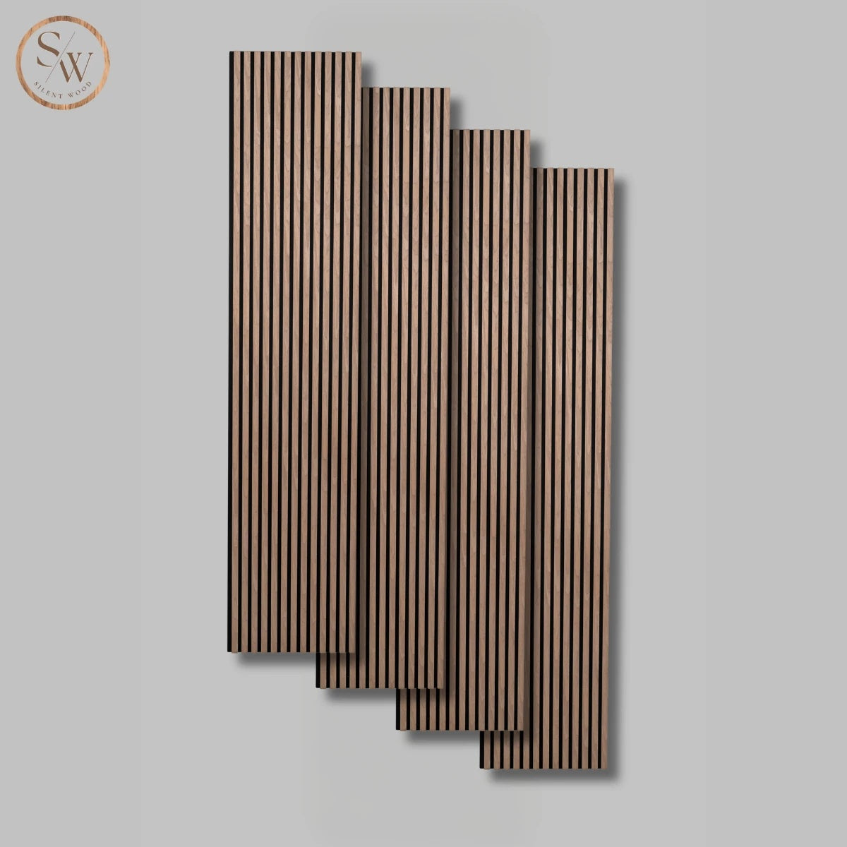 Classic - Acoustic Wall Panel, 4 pcs. - Light Brown Oak