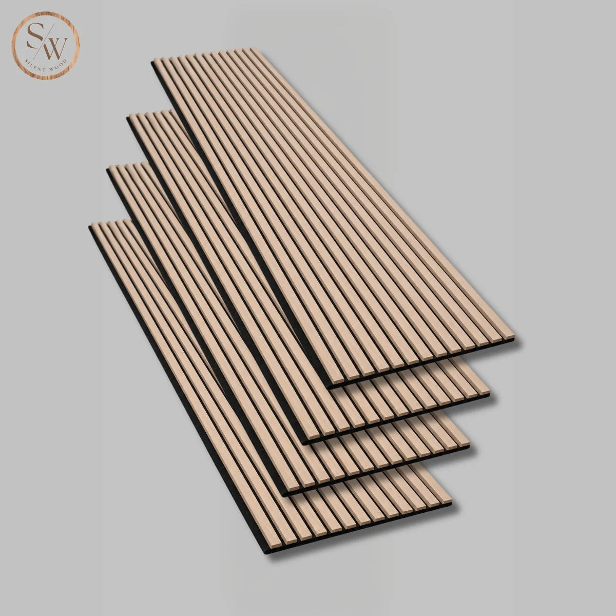 Classic - Acoustic Wall Panel, 4 pcs. - Light Oak