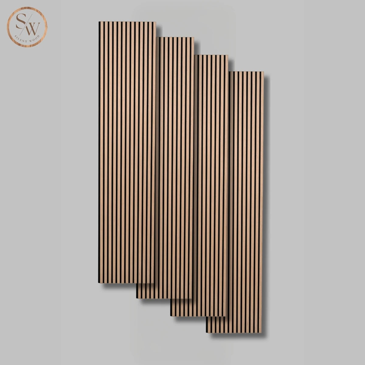 Classic - Acoustic Wall Panel, 4 pcs. - Light Oak