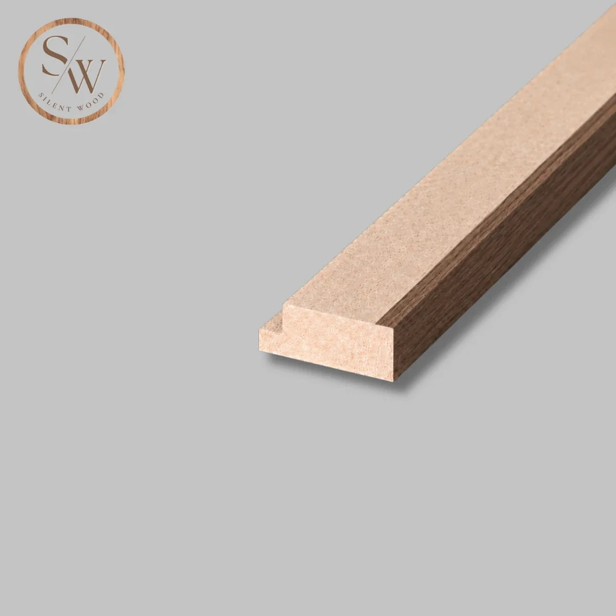 Classic - End Trim Acoustic Wall Panel - Walnut