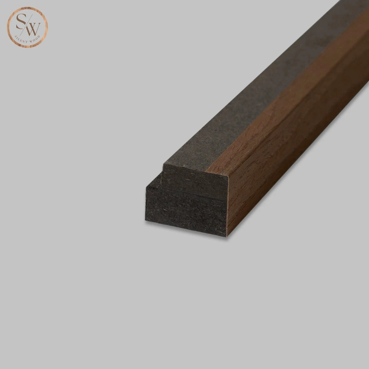Premium end trim in Walnut