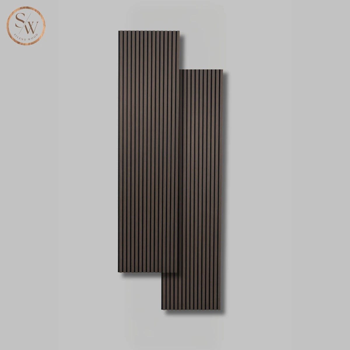 Premium - Acoustic Wall Panel, 2 pcs. - Smoked Oak