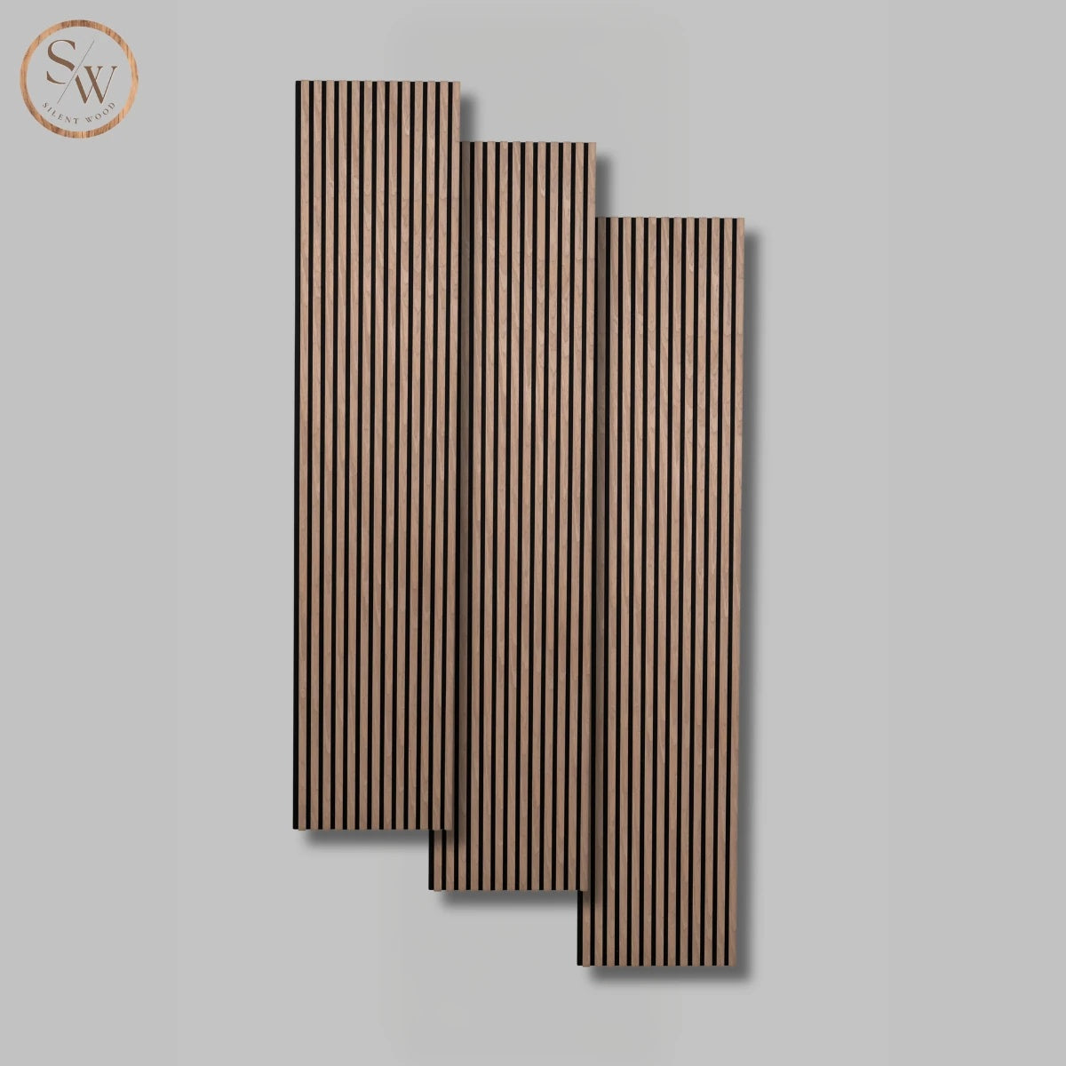 Standard - Acoustic Wall Panel, 3 pcs. - Light Brown Oak