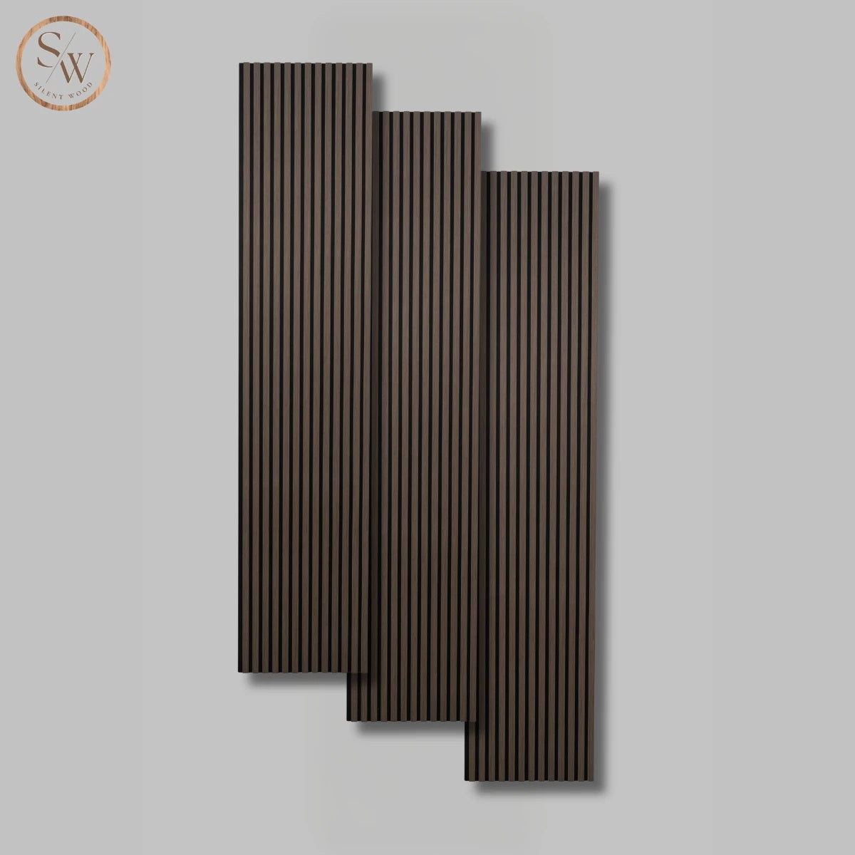 Standard - Acoustic Wall Panel, 3 pcs. - Smoked Oak